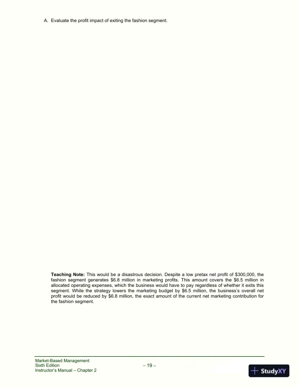 Solution Manual for Market-Based Management, 6th Edition - Page 27 preview image