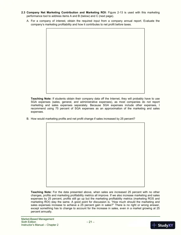 Solution Manual for Market-Based Management, 6th Edition - Page 29 preview image
