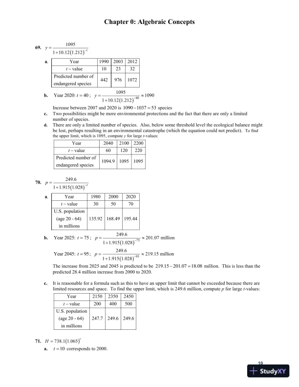 Mathematical Applications For The Management, Life, And Social Sciences, 11th Edition Solution Manual - Page 11 preview image