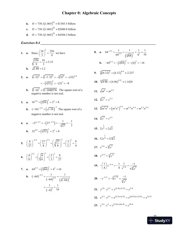 Mathematical Applications For The Management, Life, And Social Sciences, 11th Edition Solution Manual - Page 12 preview image