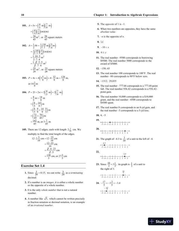 Solution Manual for Elementary and Intermediate Algebra Concepts and Applications, 7th Edition - Page 13 preview image