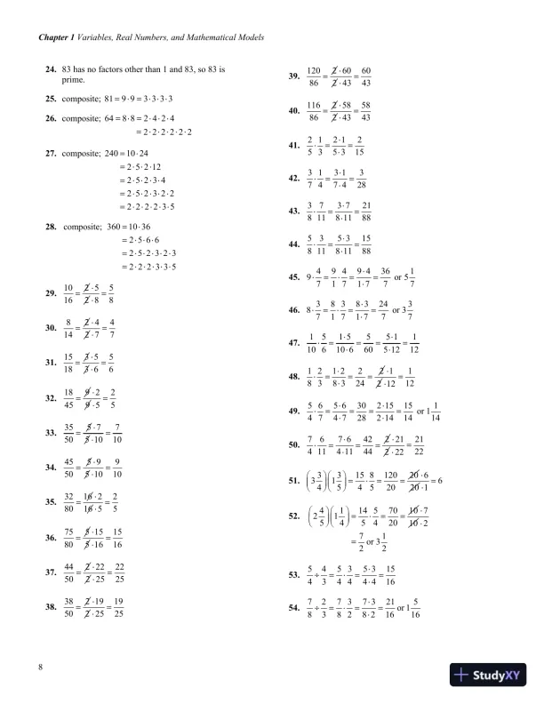 Solution Manual for Introductory and Intermediate Algebra for College Students, 6th Edition - Page 11 preview image