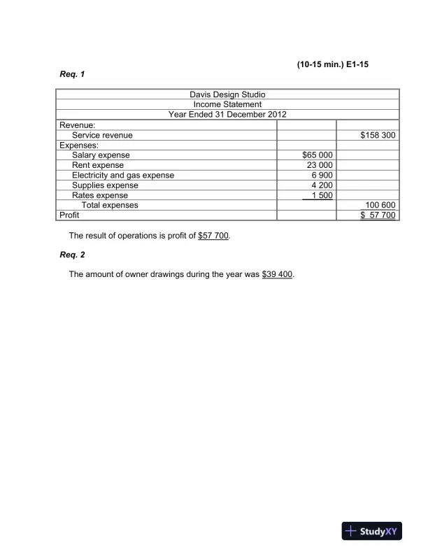Accounting, 7th Edition Solution Manual - Page 15 preview image