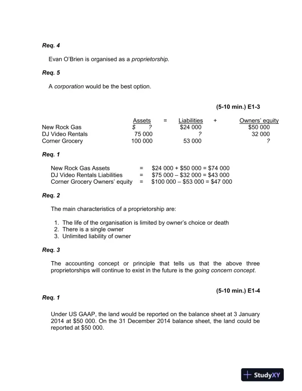 Accounting, 7th Edition Solution Manual - Page 8 preview image