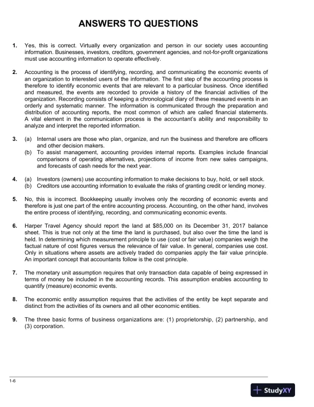 Solution Manual for Financial Accounting, 3rd Edition - Page 10 preview image