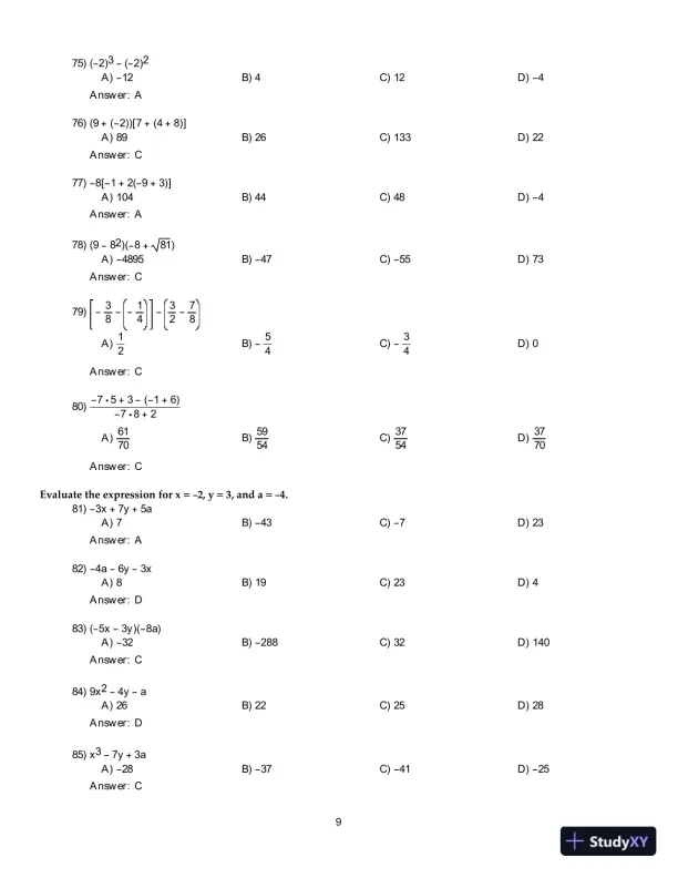 Test Bank For Essentials of College Algebra, 12th Edition - Page 11 preview image