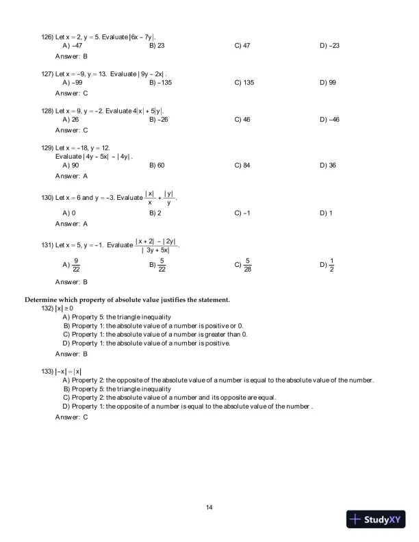 Test Bank For Essentials of College Algebra, 12th Edition - Page 16 preview image