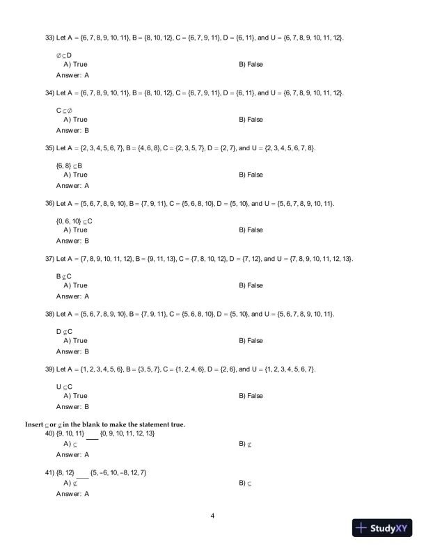 Test Bank For Essentials of College Algebra, 12th Edition - Page 6 preview image