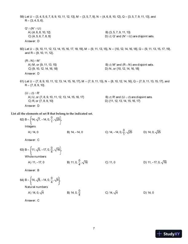 Test Bank For Essentials of College Algebra, 12th Edition - Page 9 preview image