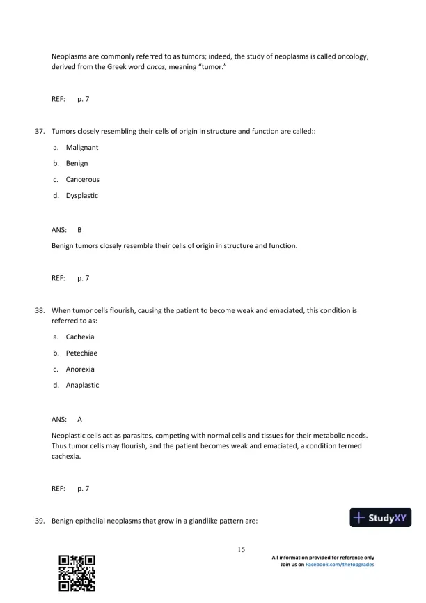 Comprehensive Radiographic Pathology 5th Edition Test Bank - Page 16 preview image