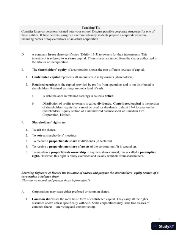 Lecture Notes for Horngren's Accounting, Volume 2, Eleventh Canadian Edition - Page 21 preview image