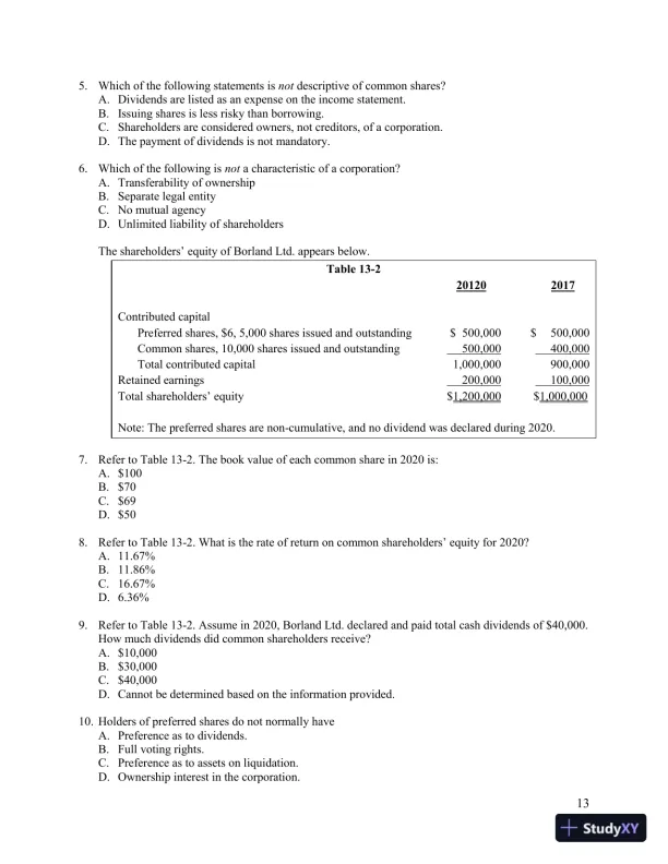 Lecture Notes for Horngren's Accounting, Volume 2, Eleventh Canadian Edition - Page 30 preview image