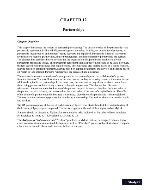 Lecture Notes for Horngren's Accounting, Volume 2, Eleventh Canadian Edition - Page 4 preview image