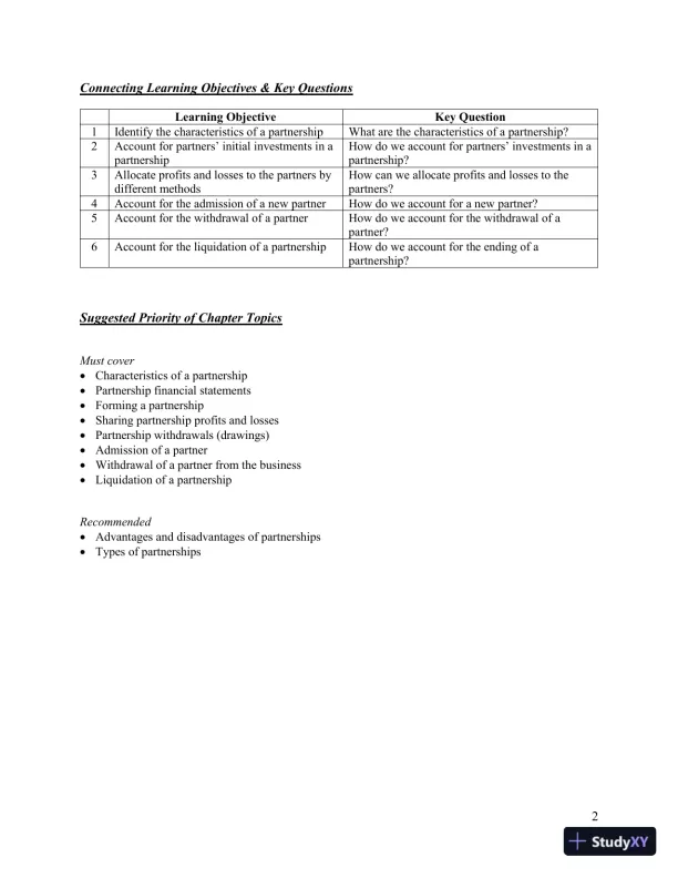 Lecture Notes for Horngren's Accounting, Volume 2, Eleventh Canadian Edition - Page 5 preview image