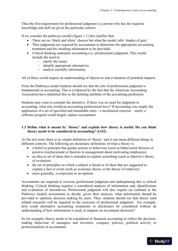 Solution Manual for Contemporary Issues in Accounting, 2nd Edition - Page 9 preview image