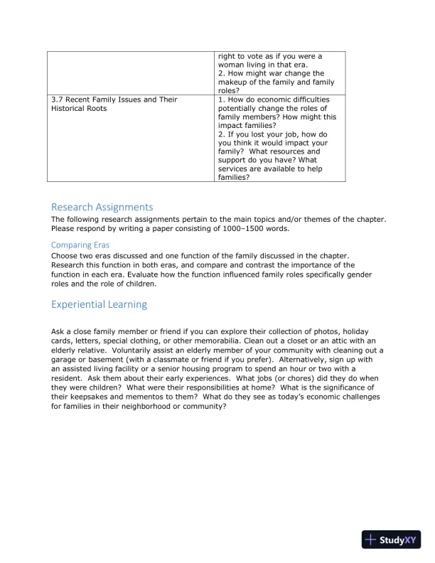 Class Notes for Families and Their Social Worlds, 3rd Edition - Page 13 preview image