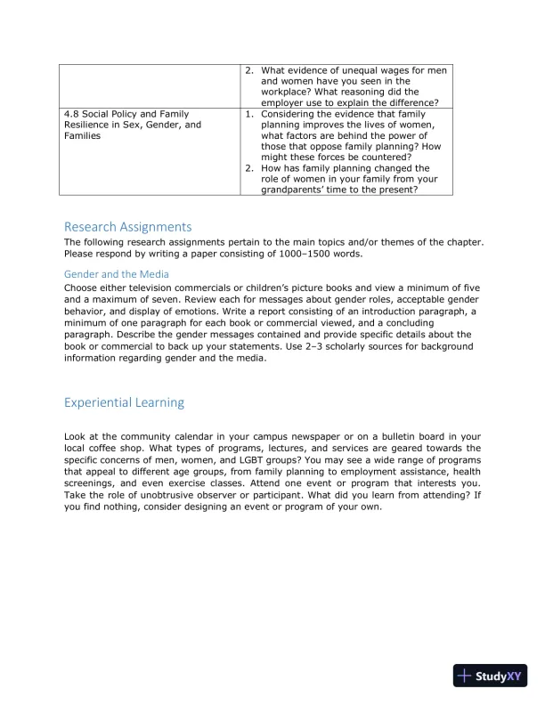 Class Notes for Families and Their Social Worlds, 3rd Edition - Page 16 preview image