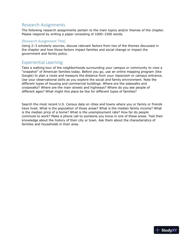 Class Notes for Families and Their Social Worlds, 3rd Edition - Page 6 preview image