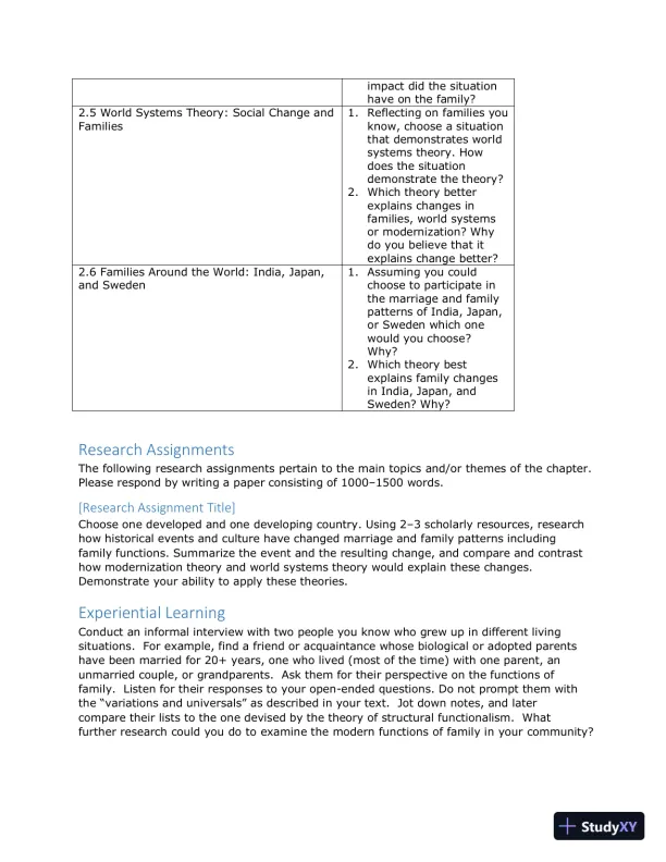 Class Notes for Families and Their Social Worlds, 3rd Edition - Page 9 preview image