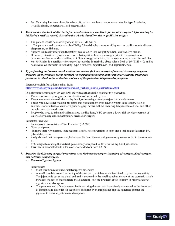 Medical Nutrition Therapy: A Case Study Approach 4th Edition Solution Manual - Page 19 preview image