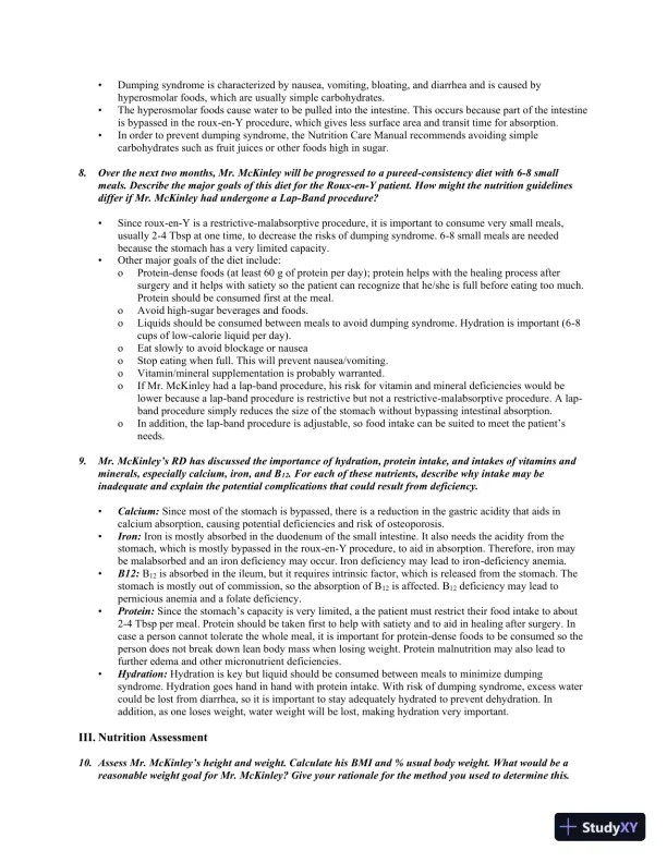 Medical Nutrition Therapy: A Case Study Approach 4th Edition Solution Manual - Page 23 preview image