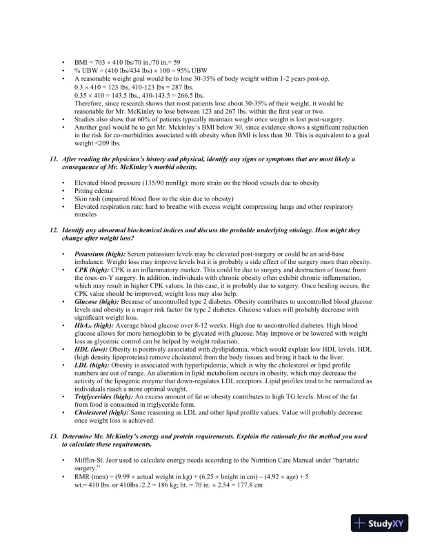 Medical Nutrition Therapy: A Case Study Approach 4th Edition Solution Manual - Page 24 preview image