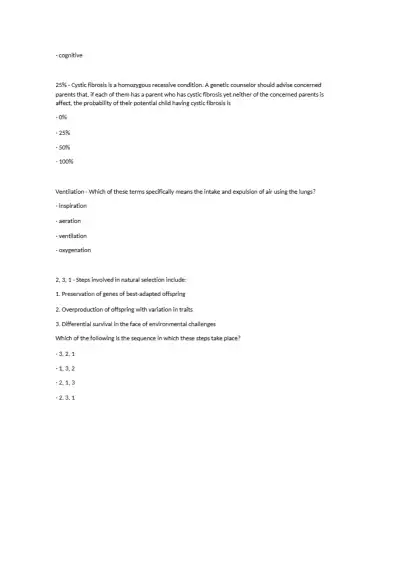 ATI TEAS Practice Questions - Page 5 preview image