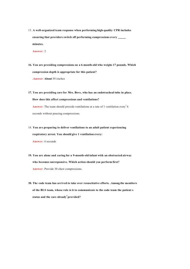 BLS FINAL EXAM 2024 - Page 4 preview image