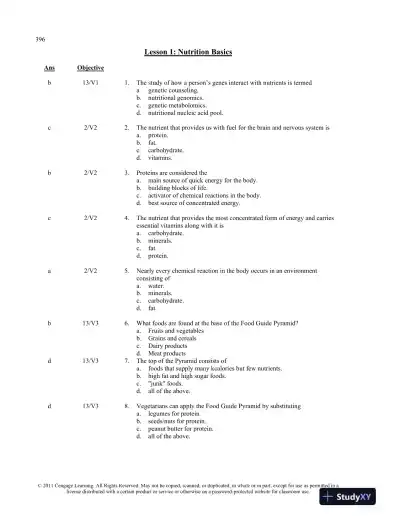 Understanding Nutrition 12th edition Test Bank - Page 1 preview image