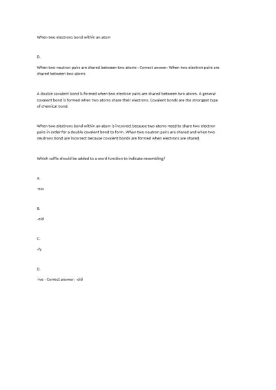 ATI TEAS Test Practice Questions and Answers Solut - Page 6 preview image
