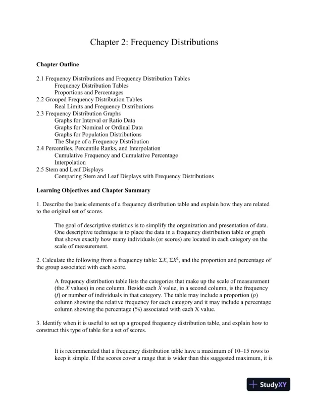 Statistics For The Behavioral Sciences, 10th Edition Solution Manual - Page 8 preview image