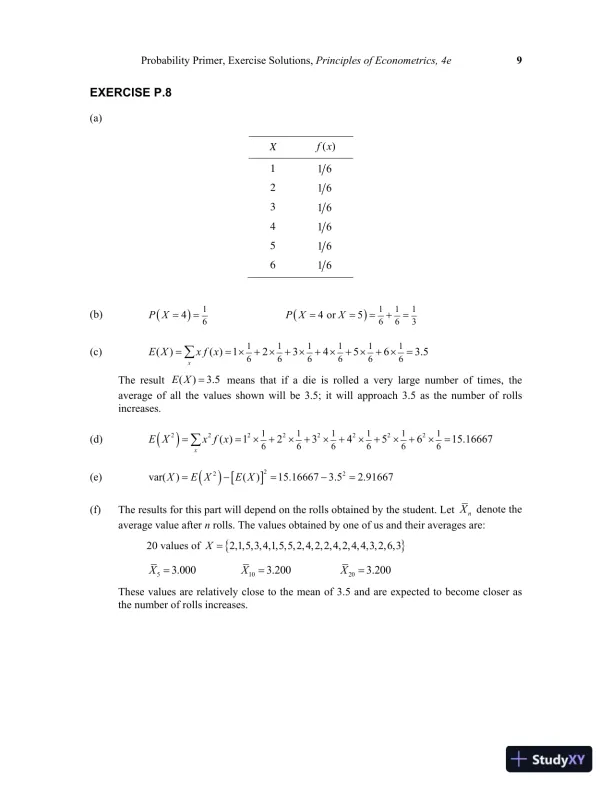 Principles Of Econometrics, 4th Edition Solution Manual - Page 12 preview image