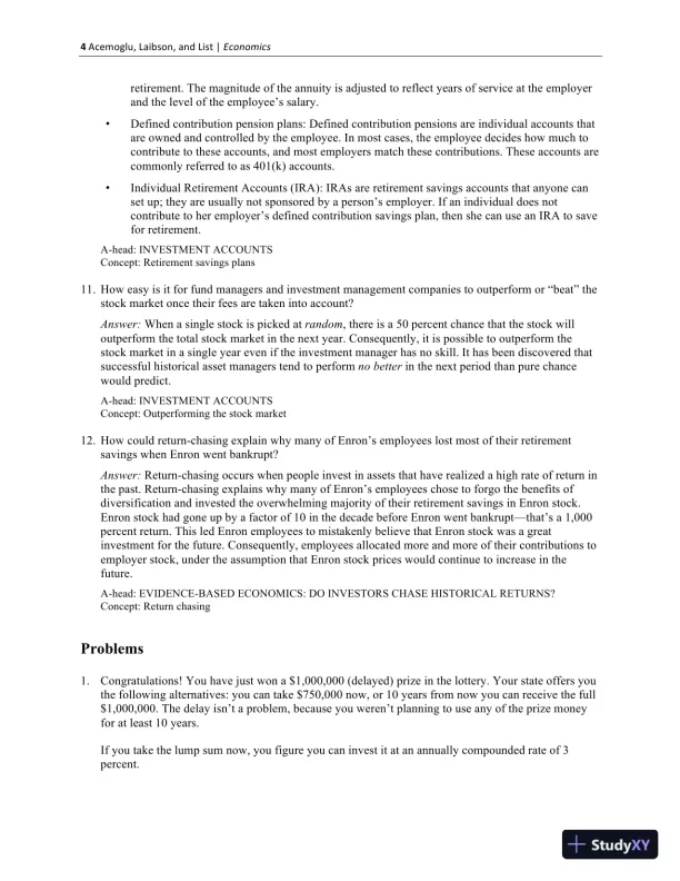 Solution Manual for Macroeconomics, 2nd Edition - Page 5 preview image