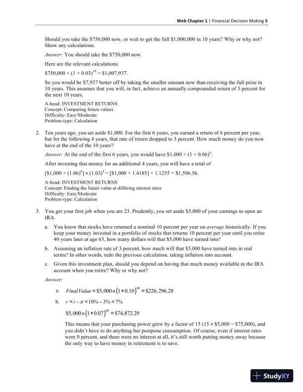 Solution Manual for Macroeconomics, 2nd Edition - Page 6 preview image