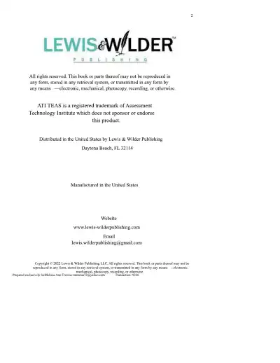TEAS 7 Math Practice Test Edition 3 - Page 2 preview image