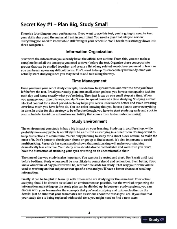 Praxis Business Education Content Knowledge (5101) Secrets Study Guide (2020) - Page 10 preview image