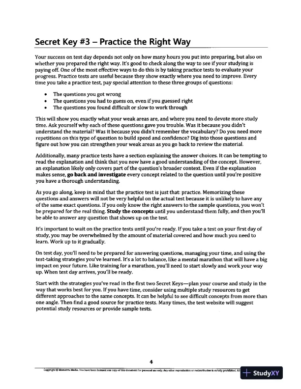 Praxis Business Education Content Knowledge (5101) Secrets Study Guide (2020) - Page 12 preview image