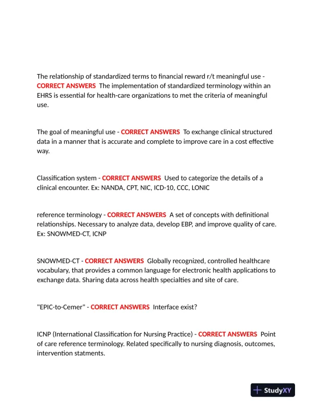 2023-2024 WGU D220 Management Information System Practice Exam With Answers (226 Solved Questions) - Page 5 preview image