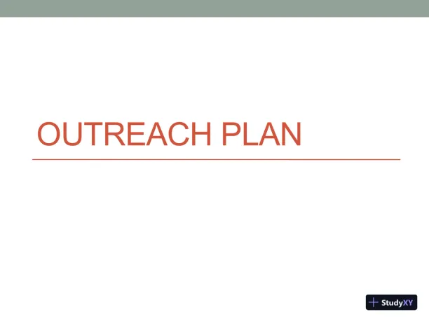 Outreach Plan - Page 1 preview image
