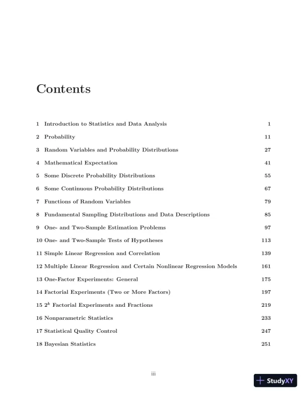 Solution Manual For Probability And Statistics For Engineers And Scientists, 9th Edition - Page 1 preview image