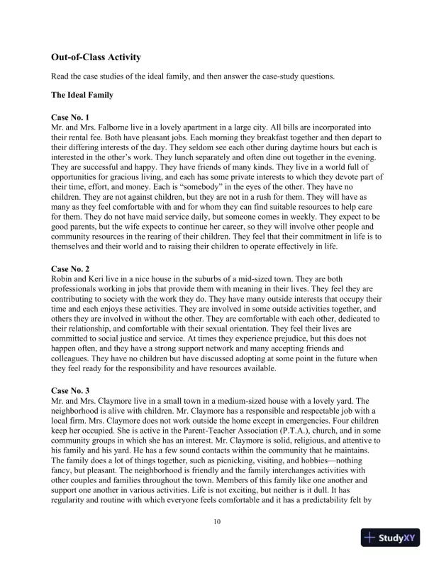 Class Notes for Marriages, Families, and Intimate Relationships, 4th Edition - Page 13 preview image