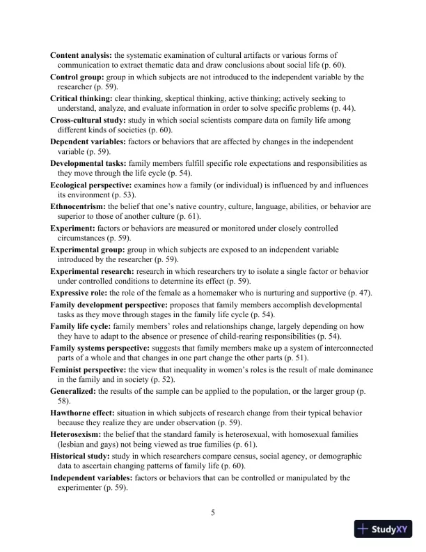 Class Notes for Marriages, Families, and Intimate Relationships, 4th Edition - Page 23 preview image
