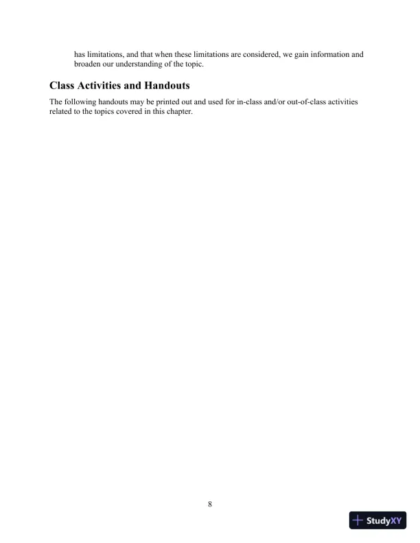 Class Notes for Marriages, Families, and Intimate Relationships, 4th Edition - Page 26 preview image