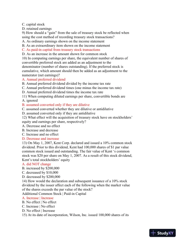 ACC 423 Final Exam - Page 3 preview image