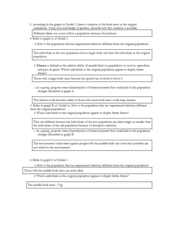 How Changes in Population Lead to the Formation of - Page 2 preview image