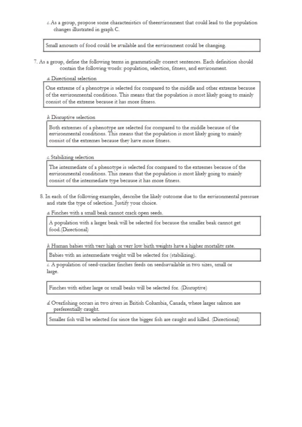 How Changes in Population Lead to the Formation of - Page 3 preview image