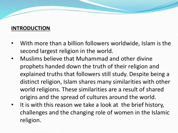 Islamic Religion - Page 2 preview image