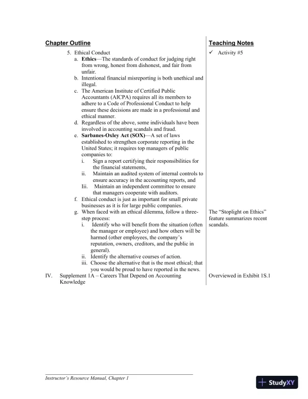 Solution Manual for Fundamentals of Financial Accounting, 5th Edition - Page 10 preview image