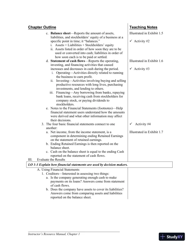 Solution Manual for Fundamentals of Financial Accounting, 5th Edition - Page 8 preview image