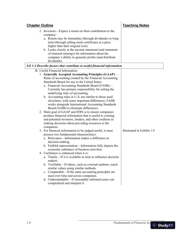 Solution Manual for Fundamentals of Financial Accounting, 5th Edition - Page 9 preview image